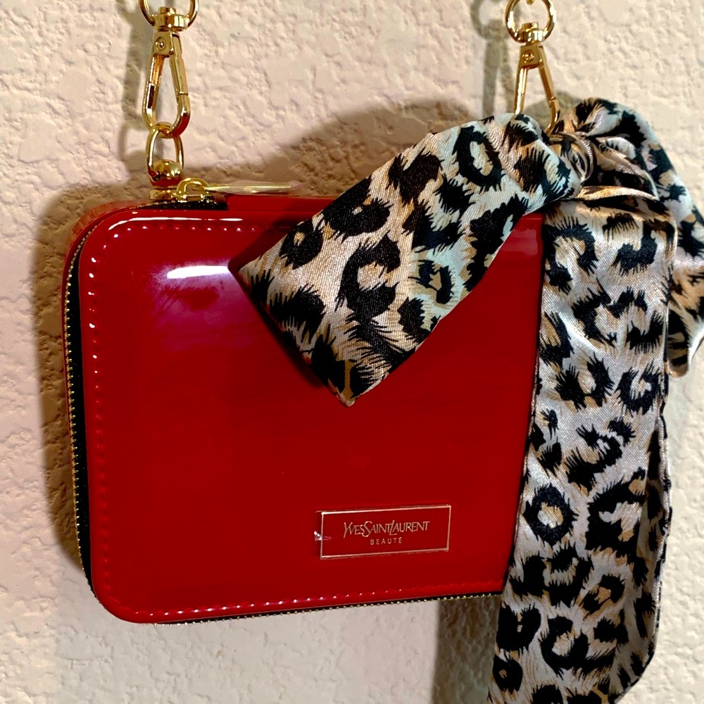 Authentic YSL makeup bag converted into evening bag